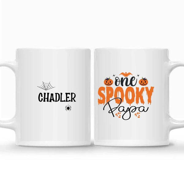 Personalized Halloween Spooky Dad and Papa for Dad Mug