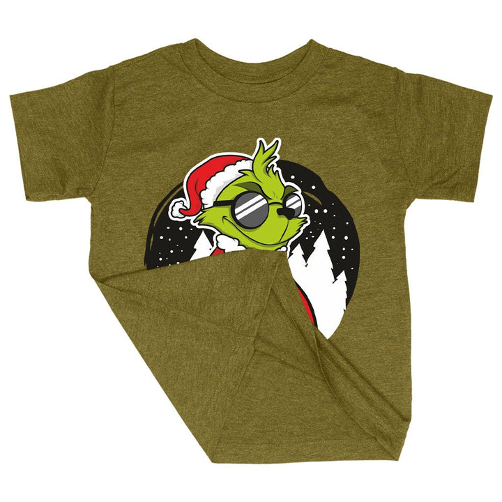Triblend Toddler Grinch T-Shirt - Christmas Funny T-Shirt