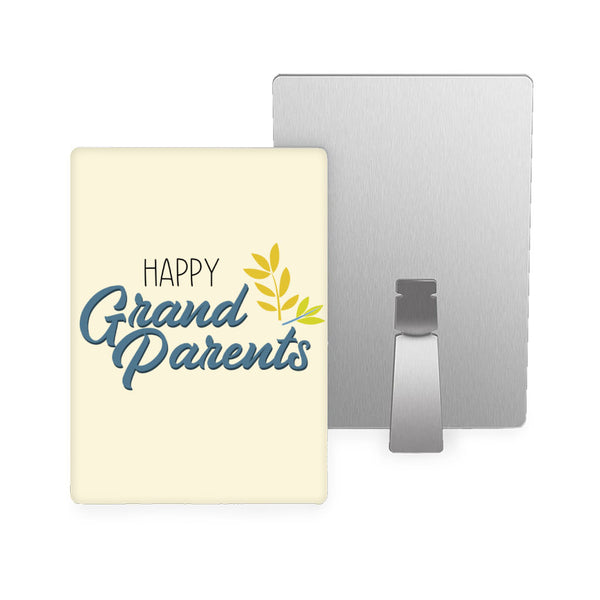 Happy Grandparents Metal Photo Prints - Word Print Decor Pictures - Cute Decor Pictures