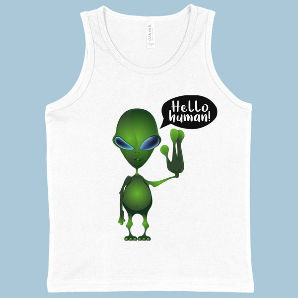 Kids' Hello Human Tank - Alien Tank