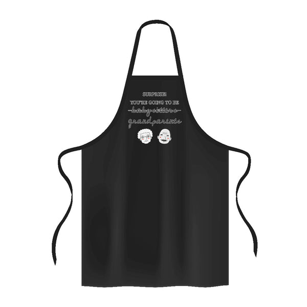 You're Going to Be Grandparents Apron - Print Cooking Apron - Word Art Apron for Men for Women